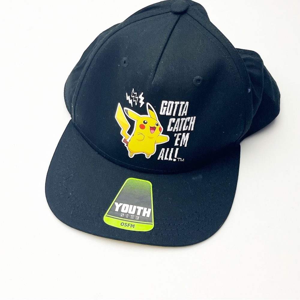 POKEMON Gotta Catch Em All Pikachu Pokémon Snap Back Baseball Cap Youth Size